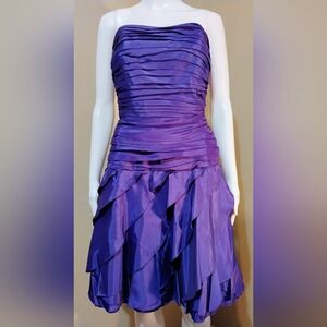 80's Vintage I.Magnin x Tadashi Strapless Dress